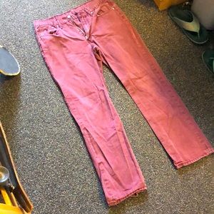 Red Levi Jeans w35 l32